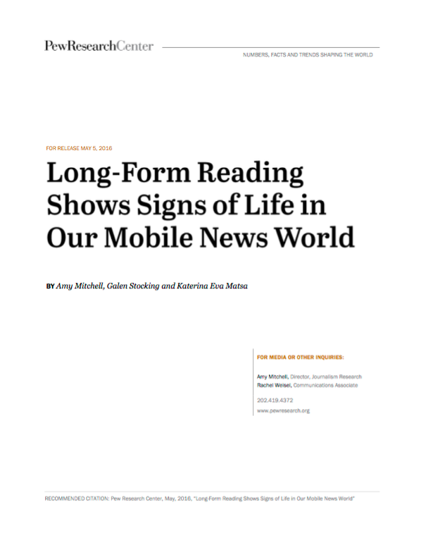Pew Research Center - Mobile 